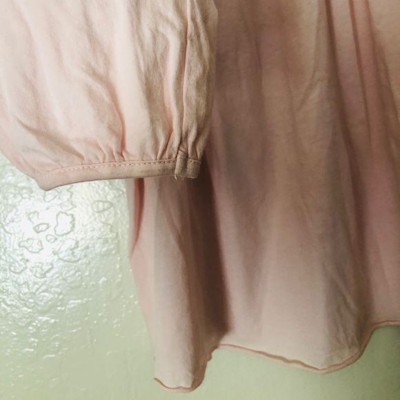 Chaser Off Shoulder shirred boho Pink top size XS - Picture 8 of 14